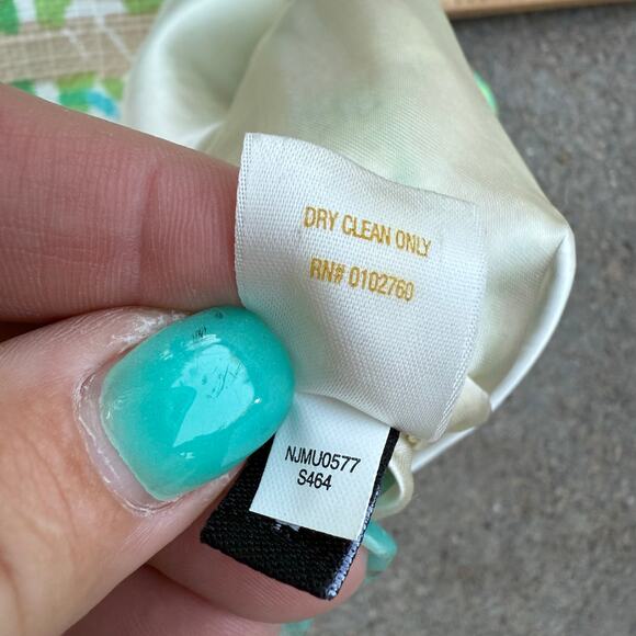 Kate Spade New York Skirt The Rules Green Tan Cream Tweed Mini Skirt Size 6 - Picture 7 of 11